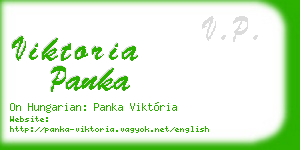 viktoria panka business card